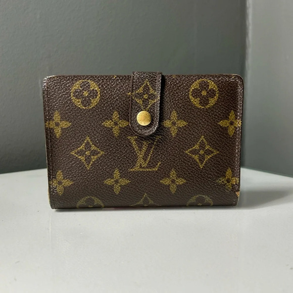Louis Vuitton Monogram Portefeuille Viennois Kiss Lock Wallet MI0947 - Picture 1 of 13